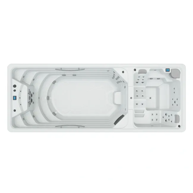 Swimspa Duo , espace hydromassage et nage - Aquavia Spa 2
