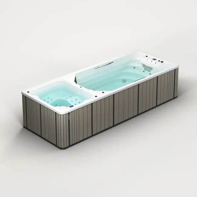 Swimspa Duo , espace hydromassage et nage - Aquavia Spa