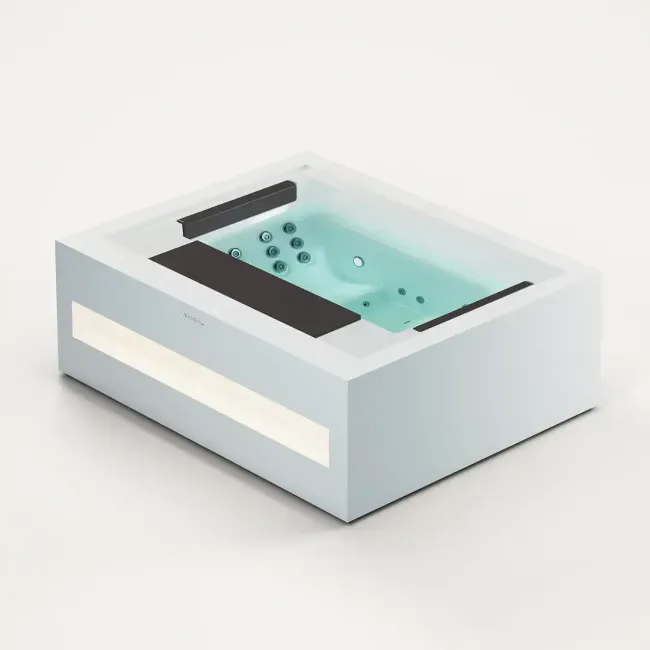 Home Spa, jacuzzi para 4 pessoas e design minimalista - Aquavia Spa